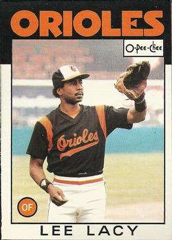 1986 O-Pee-Chee Baseball Cards 226     Lee Lacy
